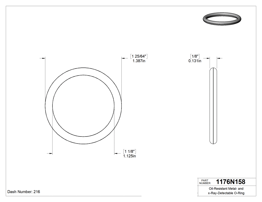 Technical drawing - 1176N158